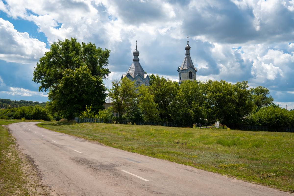 Кирсановка, храм Рождества Христова. Деревянная церковь