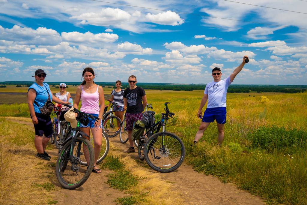 Станица Арчединская по пути в Скуришенскую. Гора