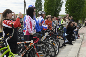 В Михайловке прошел велопробег к юбилею города