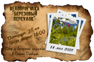 Велопрогулка "Березовый перулок"