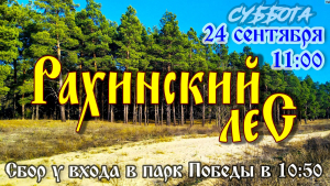 По пескам на велосипеде в Рахинский лес